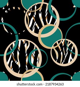 Seamless  abstract geometric pattern. Vector Illustration.