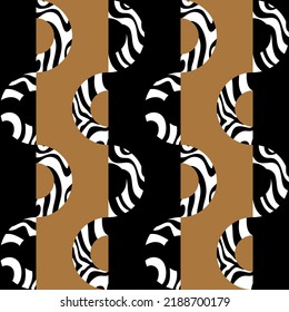 Seamless  abstract geometric pattern. Vector Illustration.