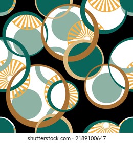Seamless  abstract geometric pattern. Vector Illustration.