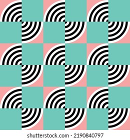 Seamless  abstract geometric pattern. Vector Illustration.