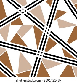 Seamless  abstract geometric pattern. Vector Illustration.