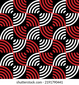 Seamless  abstract geometric pattern. Vector Illustration.
