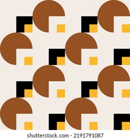 Seamless  abstract geometric pattern. Vector Illustration.