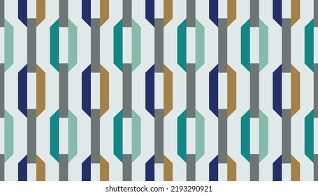 Seamless  abstract geometric pattern. Vector Illustration.