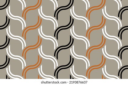 Seamless abstract geometric pattern. Vector Illustration.