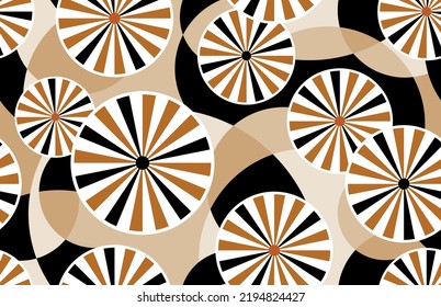 Seamless abstract geometric pattern. Vector Illustration.