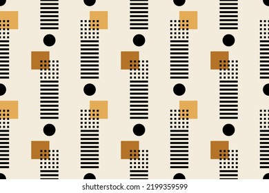 Seamless abstract geometric pattern. Vector Illustration.