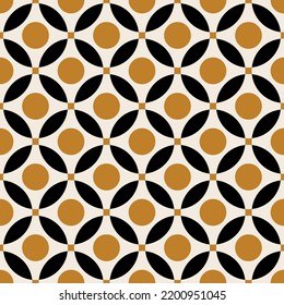 Seamless abstract geometric pattern. Vector Illustration.