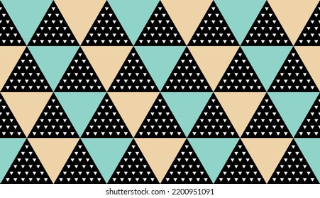 Seamless abstract geometric pattern. Vector Illustration.