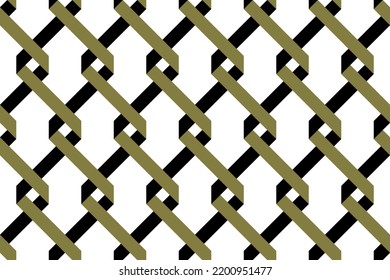 Seamless abstract geometric pattern. Vector Illustration.