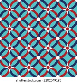 Seamless abstract geometric pattern. Vector Illustration.