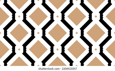Seamless abstract geometric pattern. Vector Illustration.