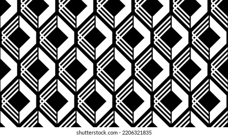 Seamless abstract geometric  pattern. Vector Illustration.