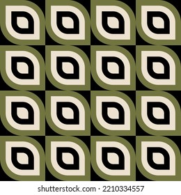 Seamless abstract geometric pattern. Vector Illustration.