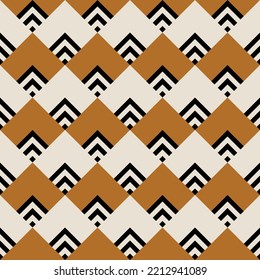 Seamless abstract geometric pattern. Vector Illustration.