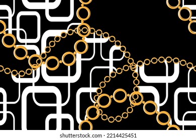 Seamless abstract geometric pattern. Vector Illustration.