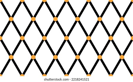 Seamless abstract geometric pattern. Vector Illustration.
