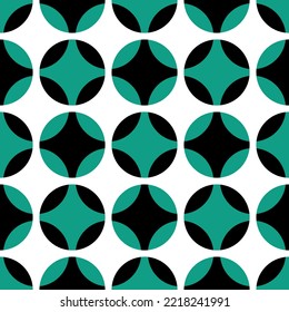 Seamless abstract geometric pattern. Vector Illustration.
