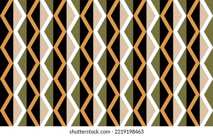 Seamless abstract geometric pattern. Vector Illustration.