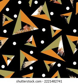 Seamless abstract geometric pattern. Vector Illustration.