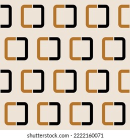 Seamless abstract geometric pattern. Vector Illustration.