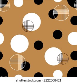 Seamless abstract geometric pattern. Vector Illustration.