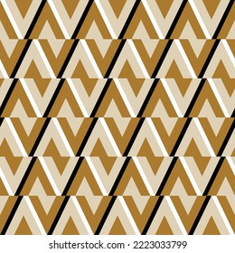 Seamless abstract geometric pattern. Vector Illustration.