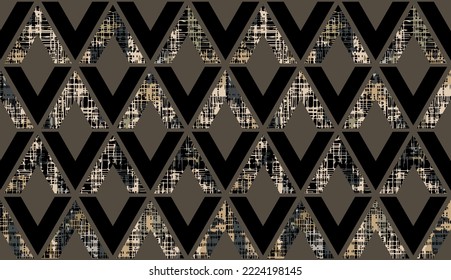 Seamless abstract geometric pattern. Vector Illustration.