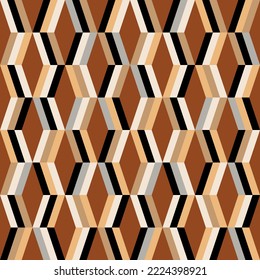 Seamless abstract geometric pattern. Vector Illustration.