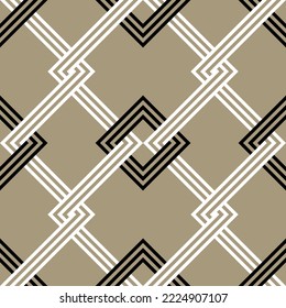 Seamless abstract geometric pattern. Vector Illustration.