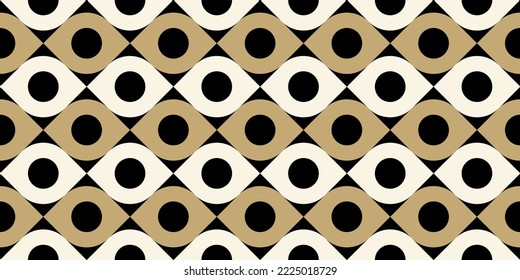 Seamless abstract geometric pattern. Vector Illustration.
