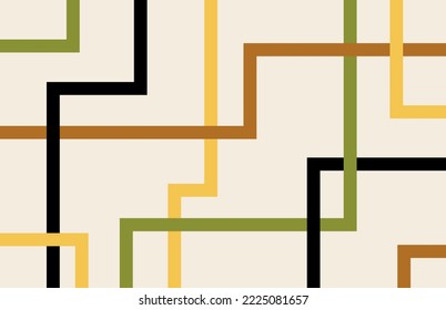 Seamless abstract geometric pattern. Vector Illustration.