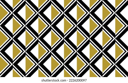 Seamless abstract geometric pattern. Vector Illustration.