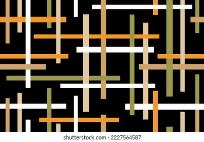 Seamless abstract geometric pattern. Vector Illustration.