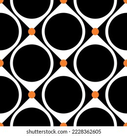 Seamless abstract geometric pattern. Vector Illustration.