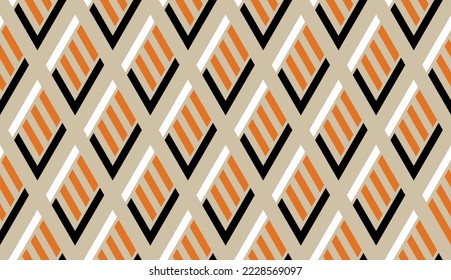 Seamless abstract geometric pattern. Vector Illustration.