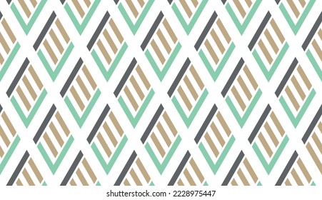Seamless abstract geometric pattern. Vector Illustration.