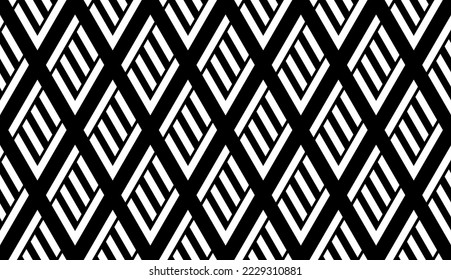 Seamless abstract geometric pattern. Vector Illustration.