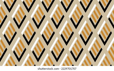 Seamless abstract geometric pattern. Vector Illustration.