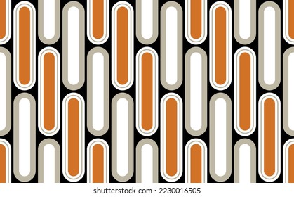 Seamless abstract geometric pattern. Vector Illustration.