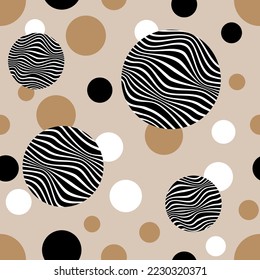 Seamless abstract geometric pattern. Vector Illustration.