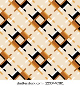 Seamless abstract geometric  pattern. Vector Illustration.