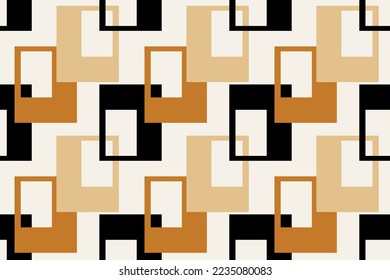 Seamless abstract geometric pattern. Vector Illustration.