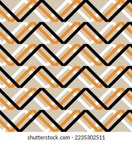 Seamless abstract geometric pattern. Vector Illustration.