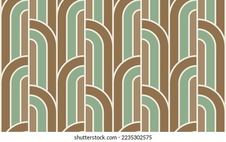 Seamless abstract geometric pattern. Vector Illustration.