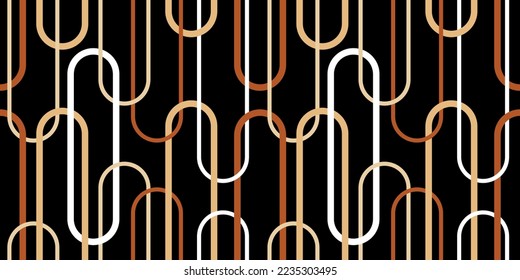 Seamless abstract geometric pattern. Vector Illustration.