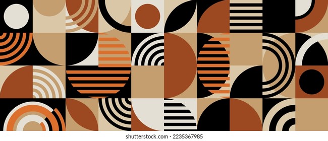 Seamless abstract geometric pattern. Vector Illustration.