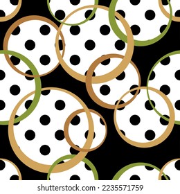 Seamless abstract geometric pattern. Vector Illustration.