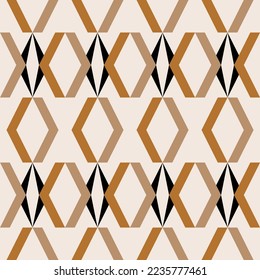 Seamless abstract geometric pattern. Vector Illustration.