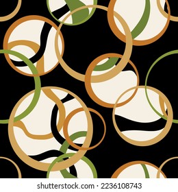 Seamless abstract geometric pattern. Vector Illustration.